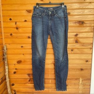 Silver Jeans Suki Slim Skinny low rise whiskered